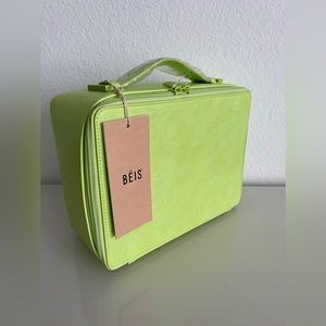 BÉIS The Cosmetic Case in Citron (NEW WITH TAGS)